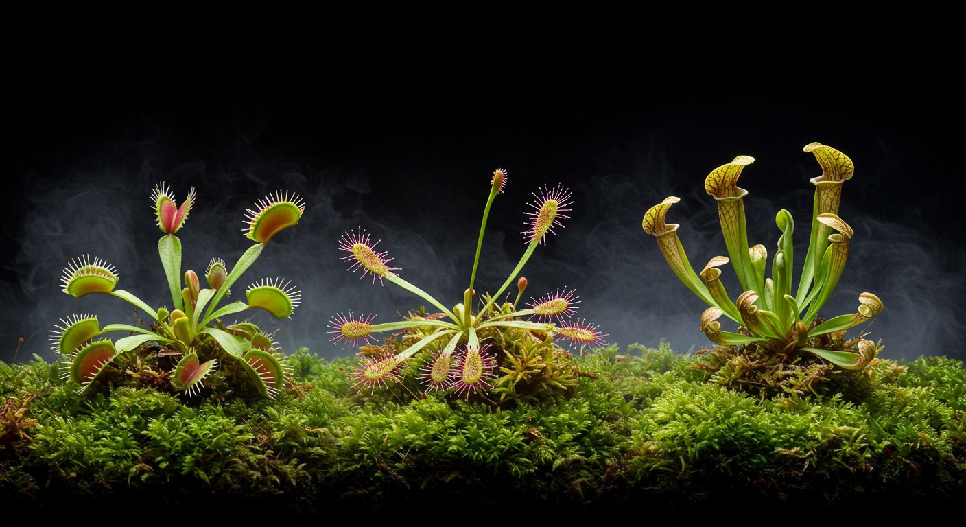 Rega e Luz: Os Pilares para o Sucesso no Cultivo de Carnívoras
4. Alimentando sua Planta Carnívora: O Que Elas Realmente Comem?
5. Identificando e Cuidando de Espécies Populares de Plantas Carnívoras