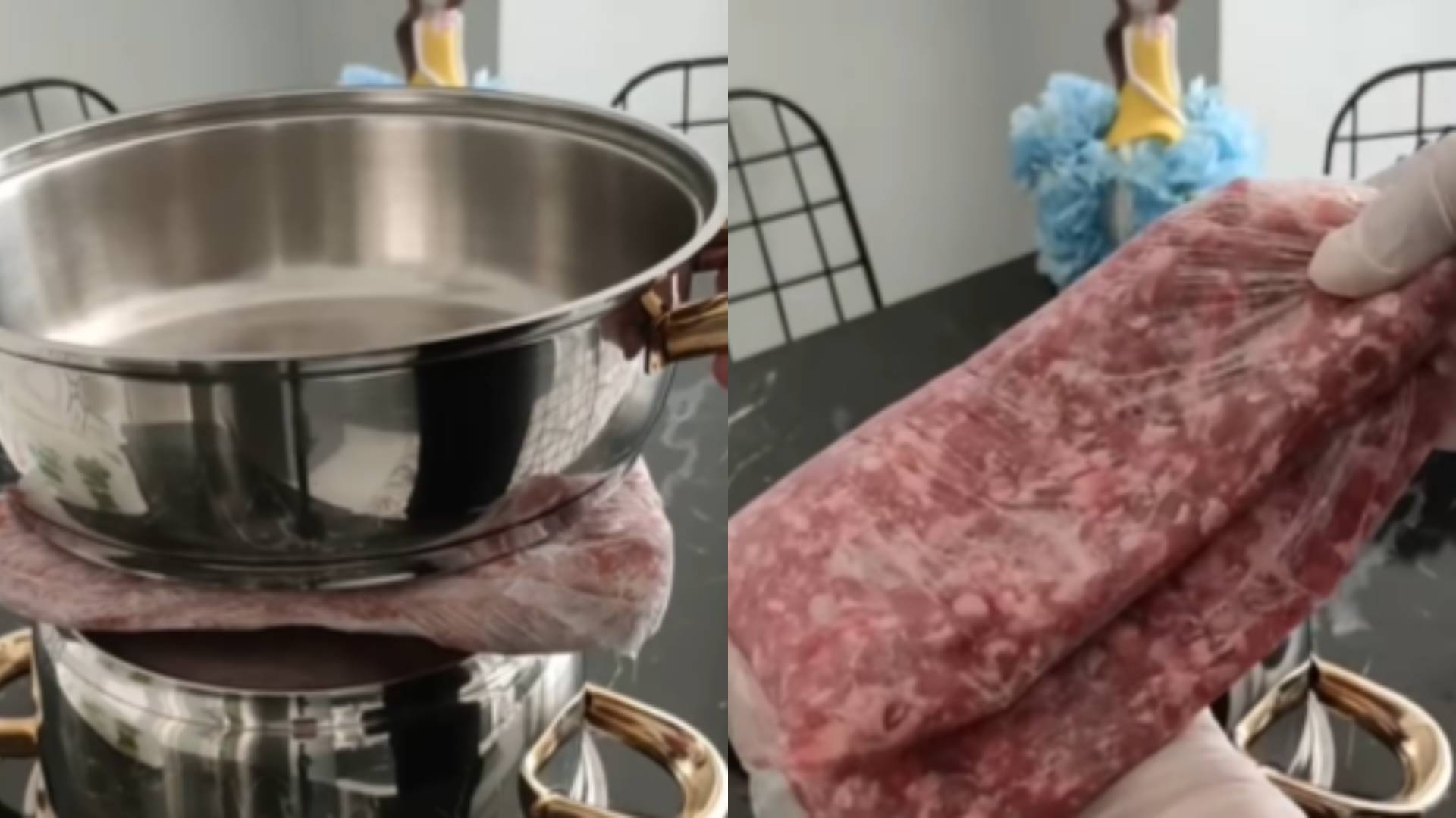 como descongelar carne rapidamente