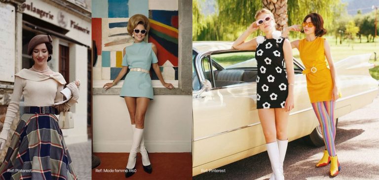 looks anos 60 modernos para se inspirar