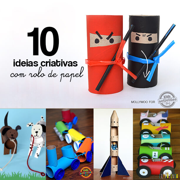 Guia Completo: 10 Brinquedos Incríveis com Rolos de Papel Higiênico para Crianças