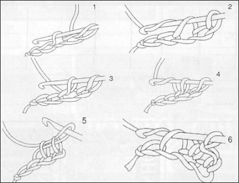 Projetos simples de crochê com ponto baixo para iniciantes