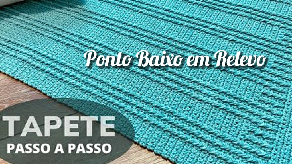 como fazer ponto baixo de crochê