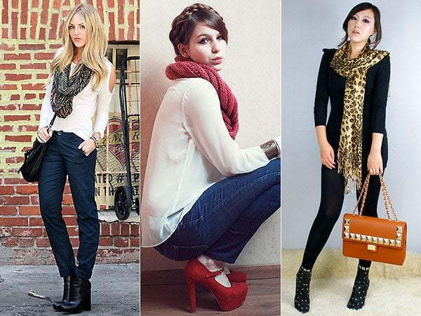 como usar lenços e echarpes