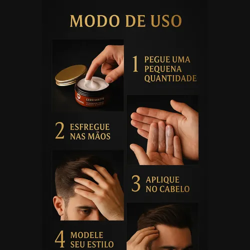 melhores penteados com pomada matte para cabelo liso fino