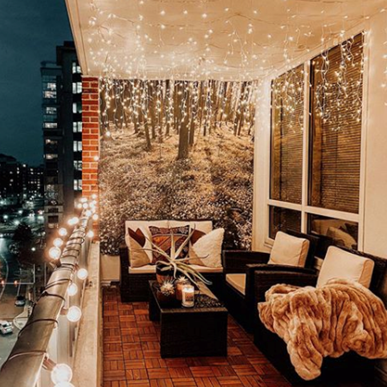 cordao de luz varal de lampadas