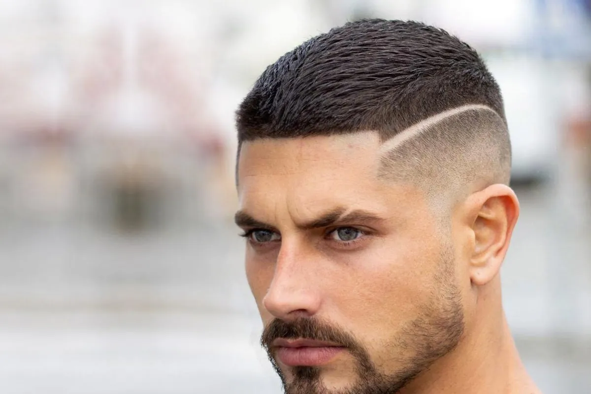 como evitar buzz cut chapado cabelo liso