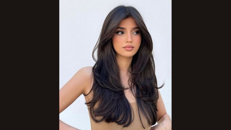 corte cabelo longo liso