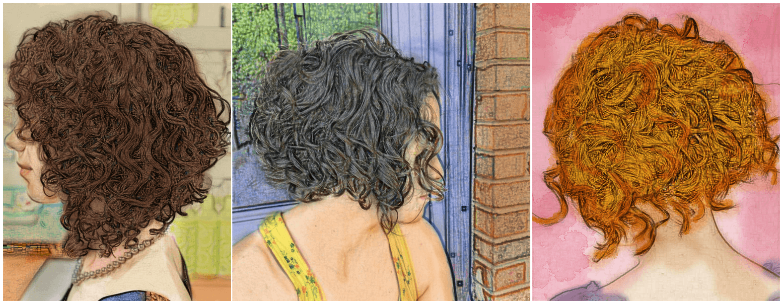 inspiração corte de cabelo cacheado curto feminino