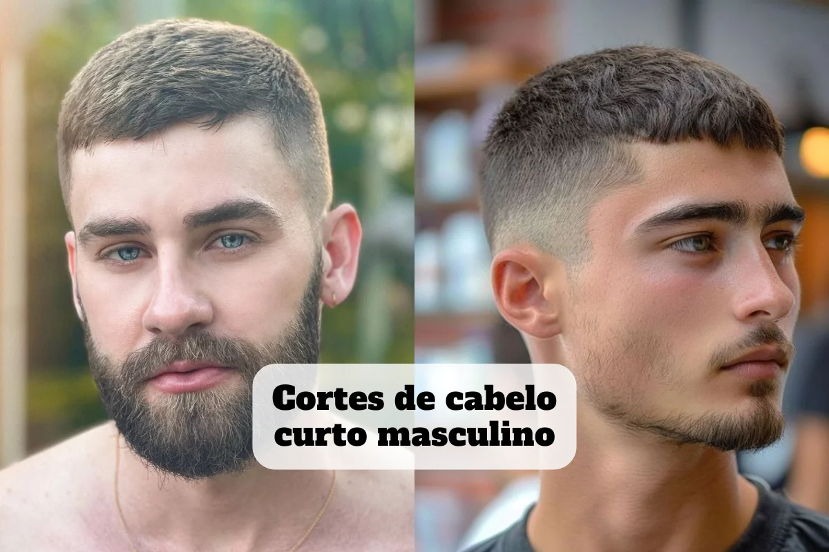 corte masculino curto com degradê