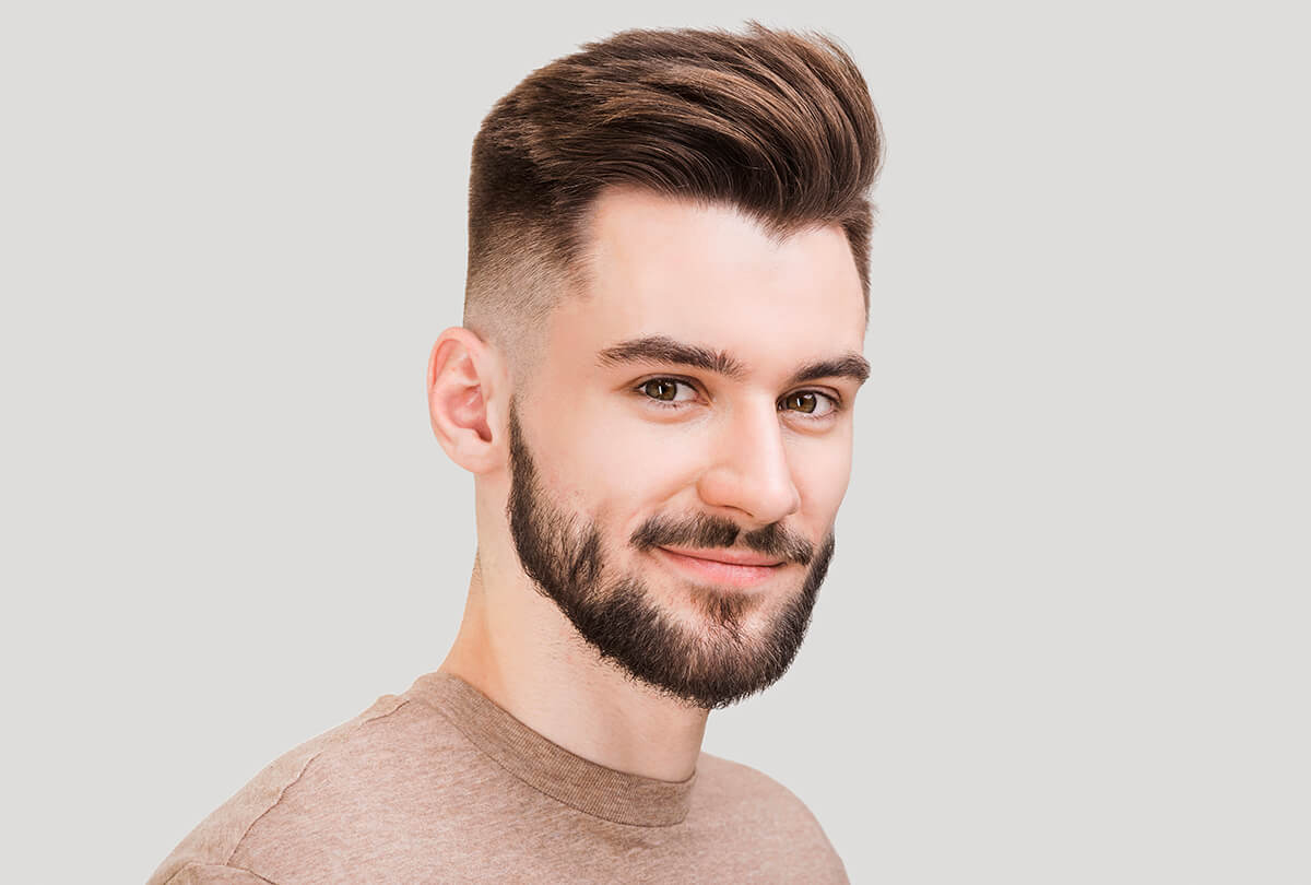 corte fade masculino