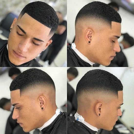 corte masculino com máquina