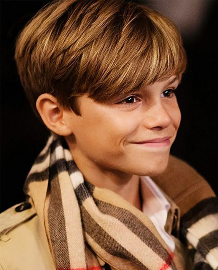 inspiração de corte de cabelo masculino infantil moderno