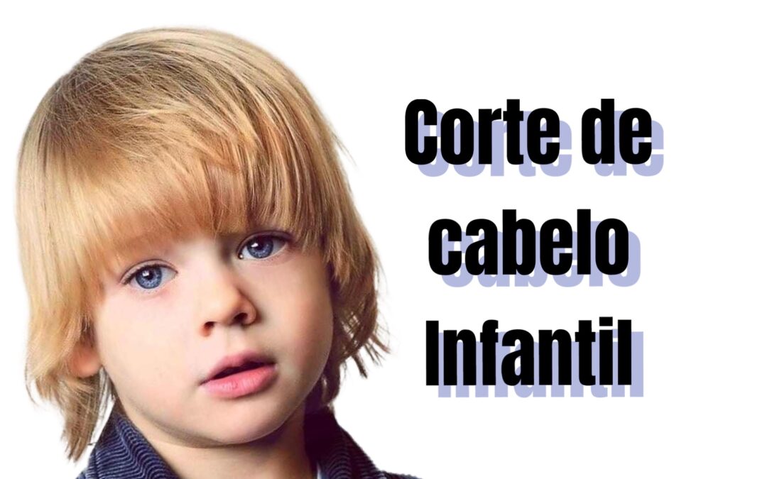 inspiração de corte de cabelo masculino infantil moderno