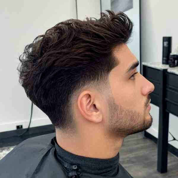fade vs americano qual o melhor para cabelo liso