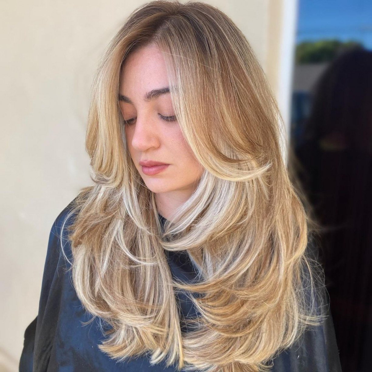 corte de cabelo repicado para rosto redondo