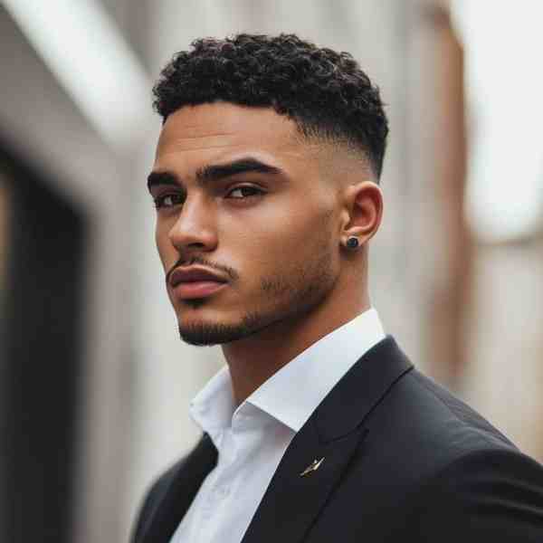 nudred para corte disfarçado em v cabelo crespo