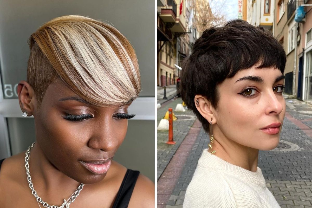 corte pixie desfiado