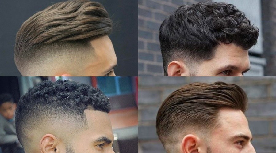 corte degradê masculino com cabelo cacheado