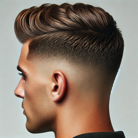 corte degradê masculino com cabelo cacheado