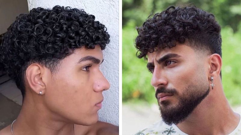 finalização cabelo cacheado masculino