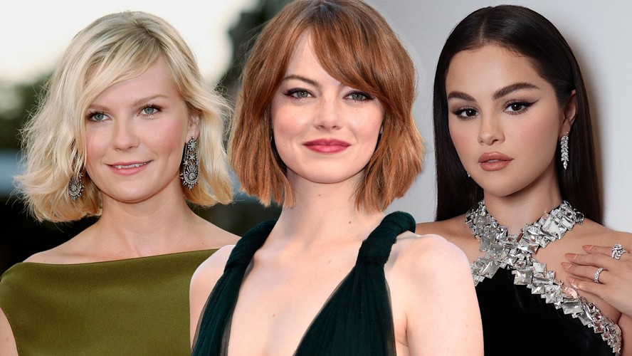 inspiração cortes de cabelo rosto redondo feminino