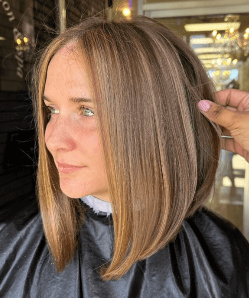 inspiração cortes de cabelo rosto redondo feminino