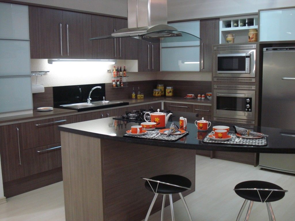 cozinha planejada linear pequena