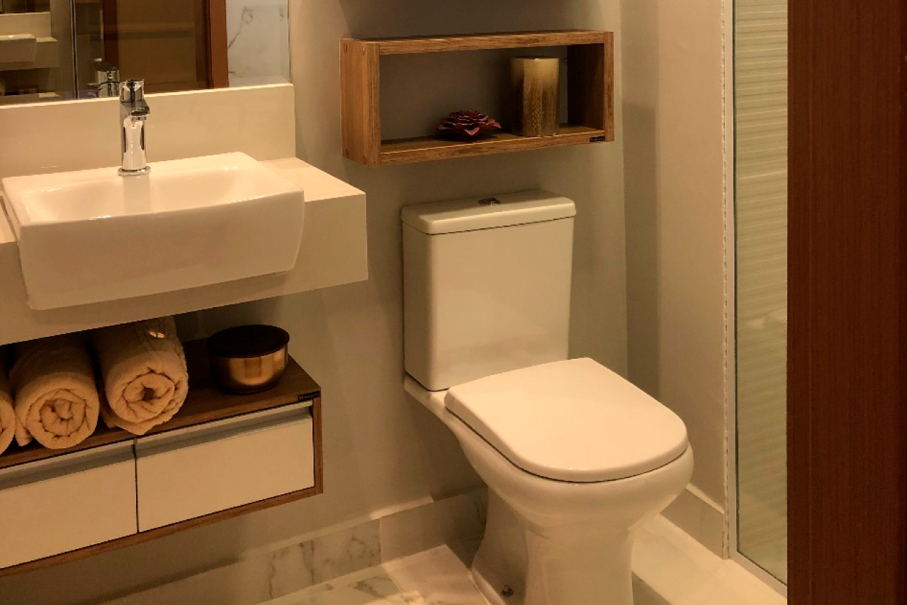 cuba esculpida em porcelanato para banheiro