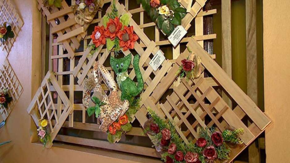 decoração com artesanato