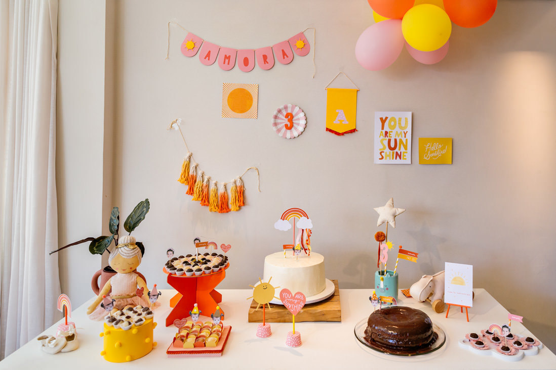 decoração de 3 aninhos