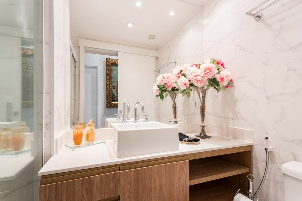 decoração de banheiro alugado