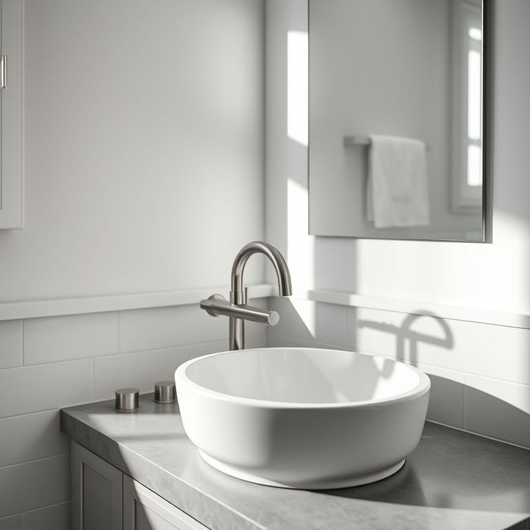 decoração de banheiro cinza