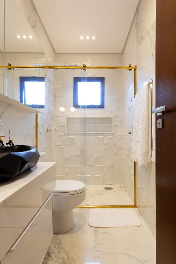 decoracao de banheiro clean