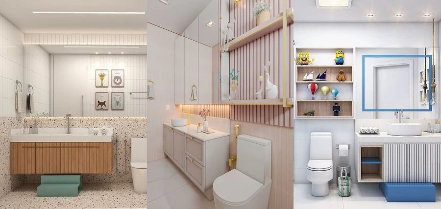 decoracao de banheiro para bebe menino