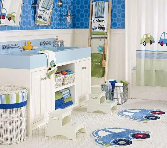 decoracao de banheiro para bebe menino