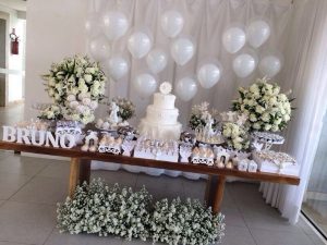 decoracao de batizado em casa