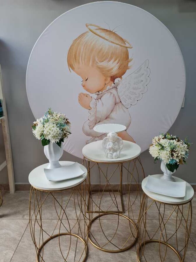 decoracao de batizado em casa