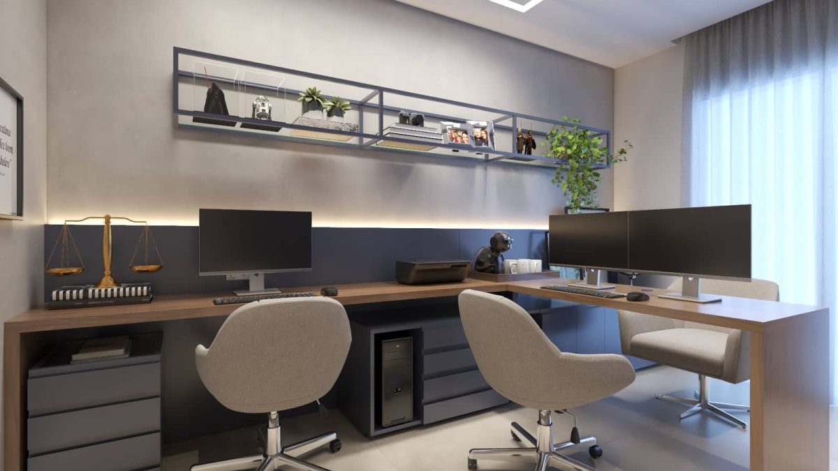 decoracao de escritorio simples