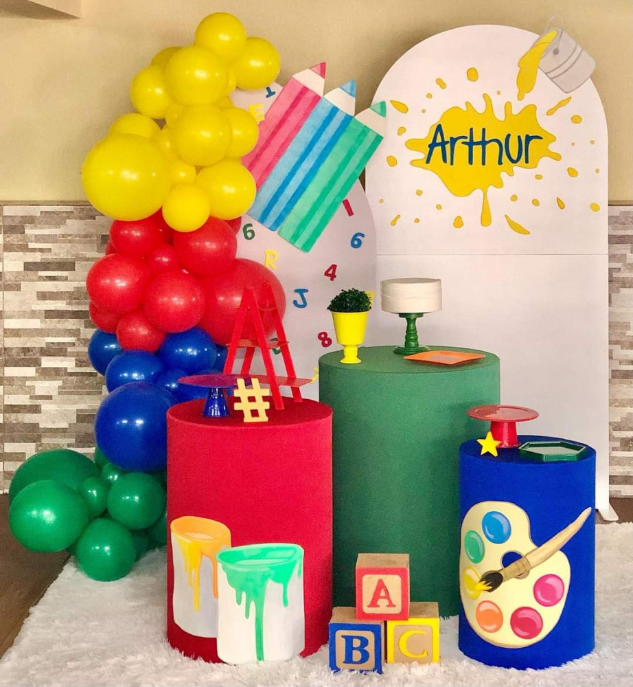 Guia Completo de Bolos e Doces para o Tema Pintando o 7