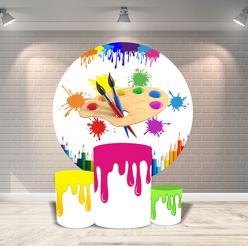 Ideias de Brincadeiras Interativas para Festa Infantil Tema Pintura