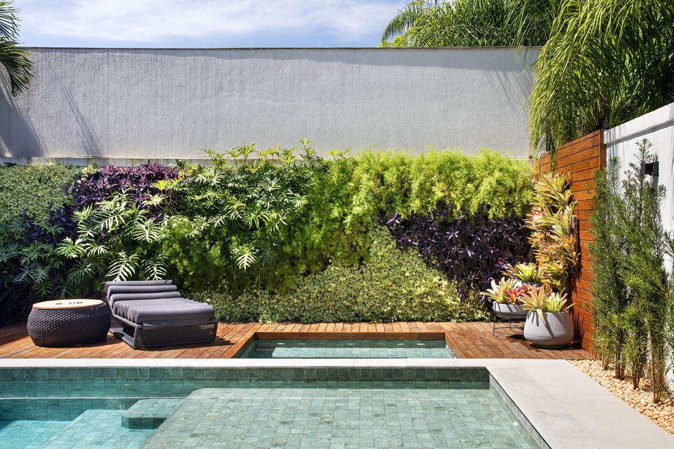 decoracao de jardim com tecidos