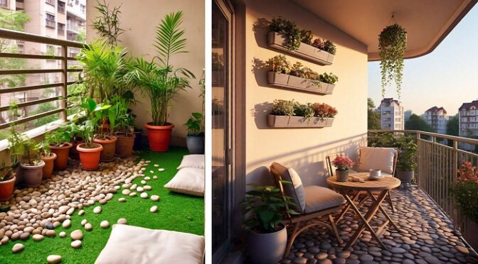 decoracao de jardim com tecidos