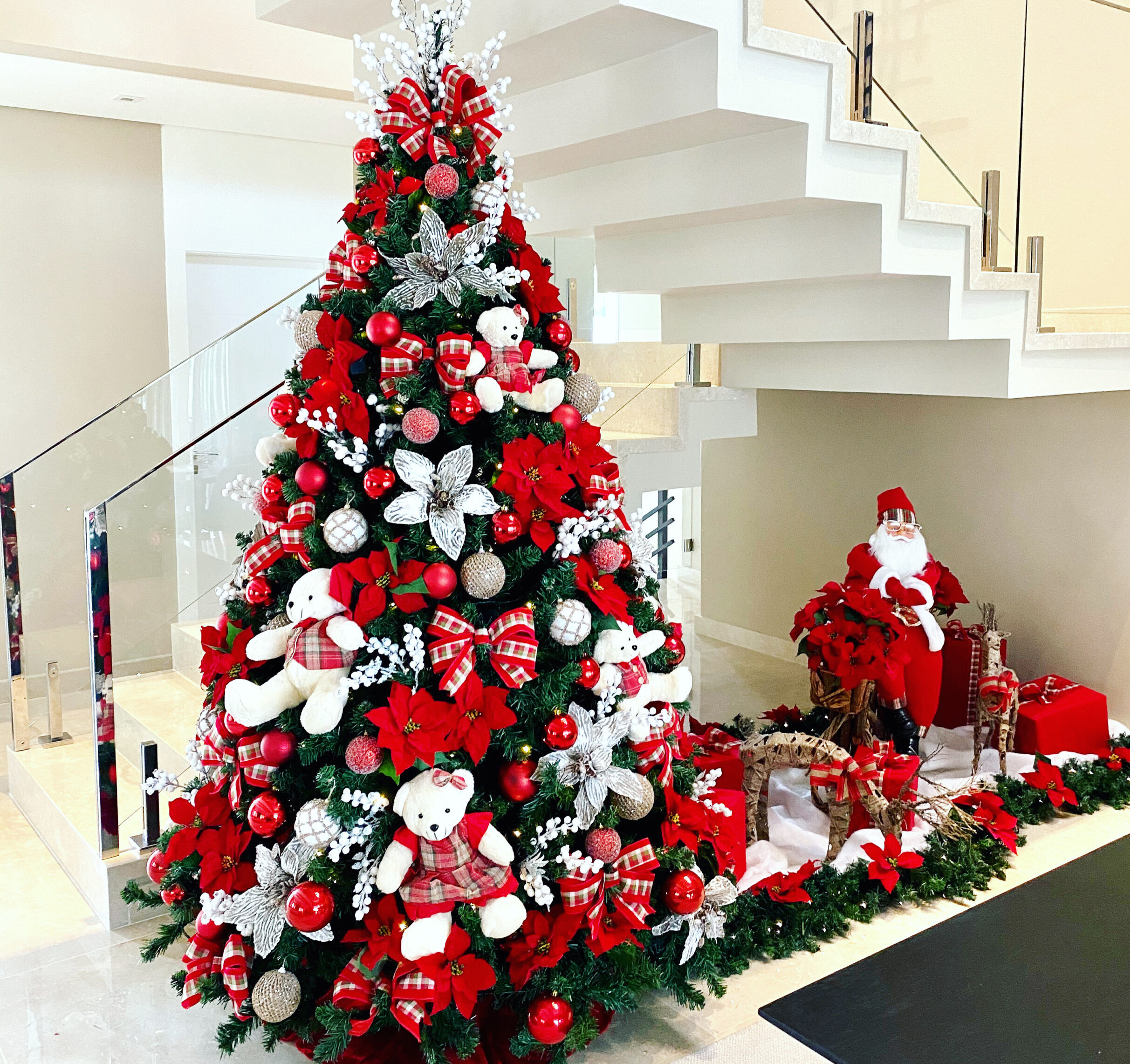 decoração de natal luxuosa