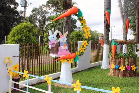 decoracao de pascoa na escola