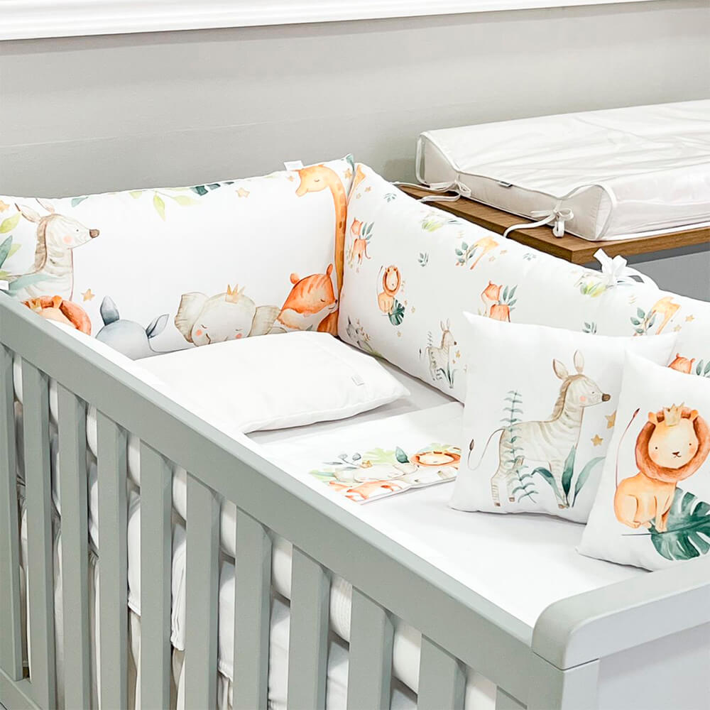 decoracao de quarto de bebe safari