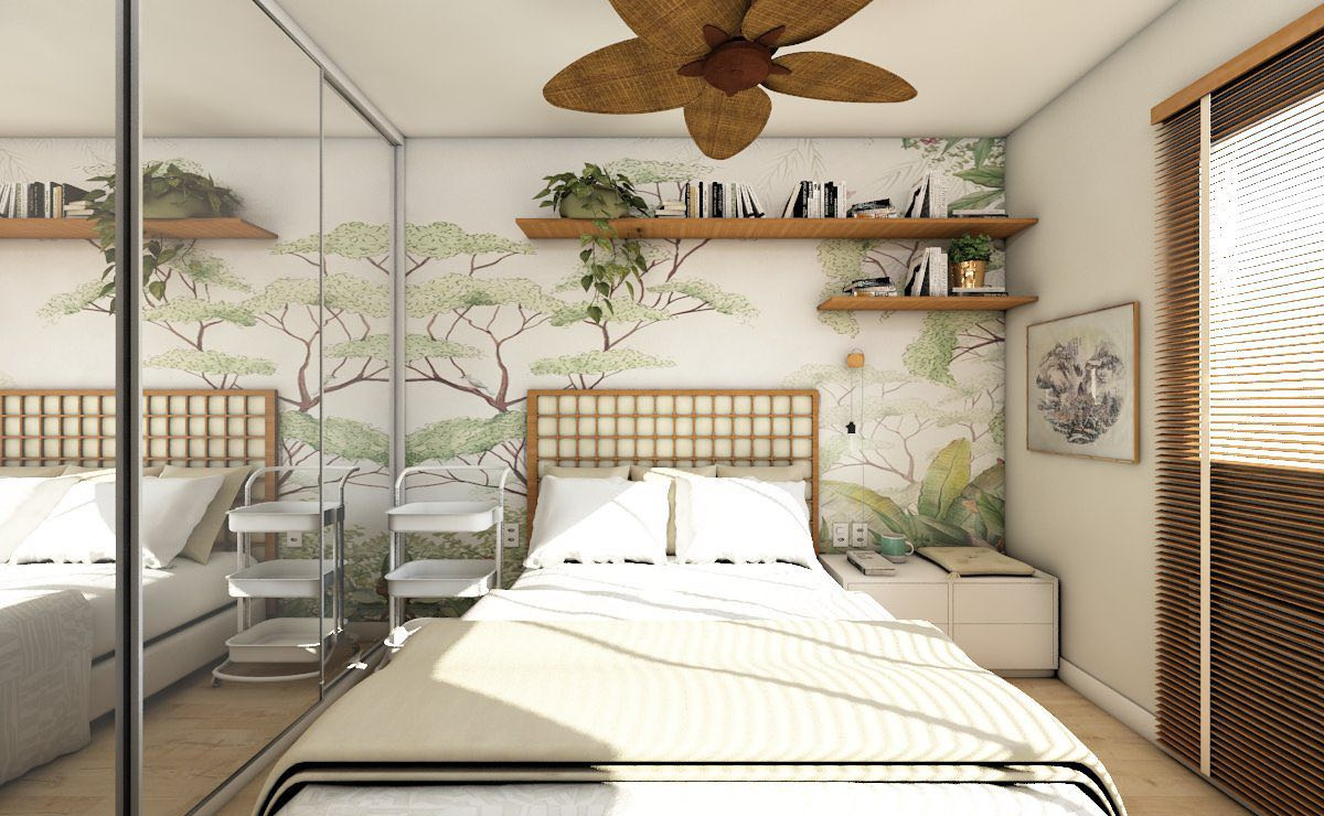 Iluminação Suave: O Segredo para um Quarto Japonês Relaxante