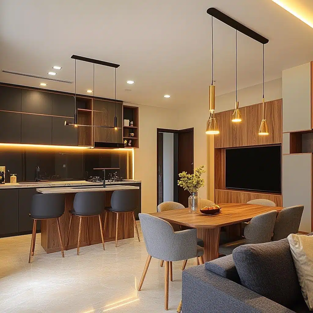 O Charme do Estilo Kitsch na Decoração de Ambientes Integrados