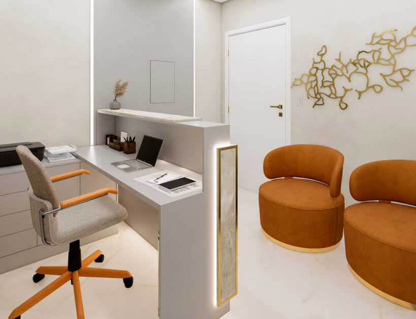 decoração de sala odontológica