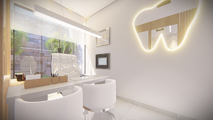 decoração de sala odontológica
