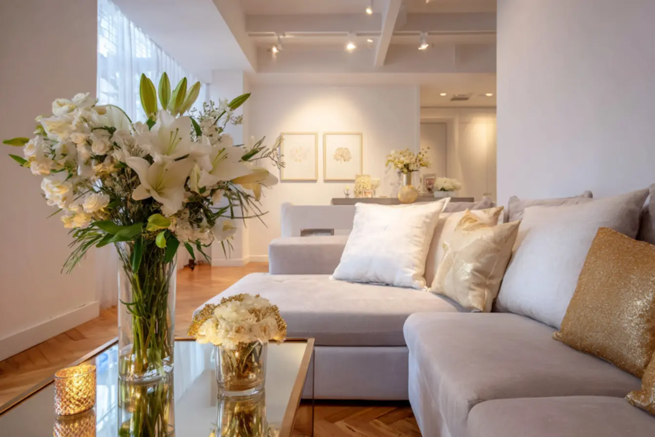 decoracao de sala para o ano novo